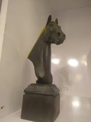 Horse Head Abstract (Black)