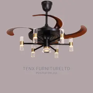 Crystal Chandelier Ceiling Fan (Plus One)