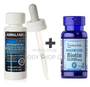 Ultra Mega Biotin + Kirkland Minoxidil Beard Booster Pack