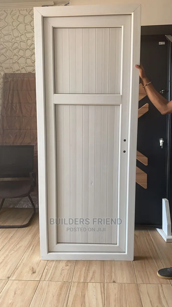 PVC Bathroom Doors With Frame and Locks Set