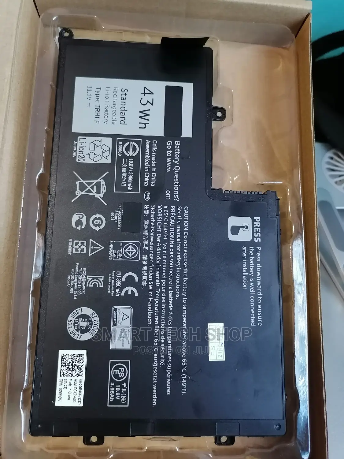 Original Dell 43wh Laptop Battery for Inspiron 15 and 14