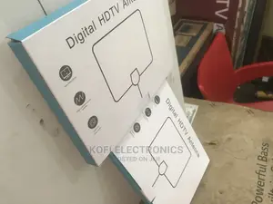 50 Miles Flat Design 1080P Digital HDTV Indoor + Booster