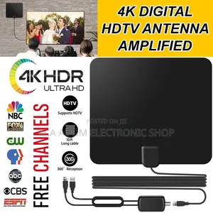 HD /4k Indoor Antenna With a Booster