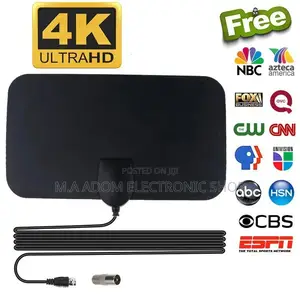 HDTV Indoor Antenna Works With Both Smart /Non TVS