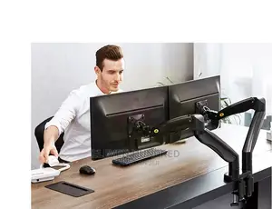 Dual Monitor Stand 22-32inch Ultra Wide Long Arm
