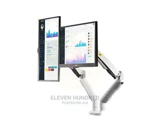 Dual Monitor Stand 22-32inch Ultra Wide Long Arm