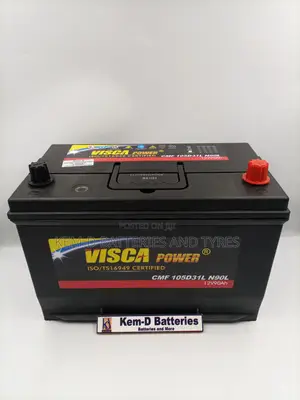 17 Plates Visca Car Battery - 12v90ah 105D31L