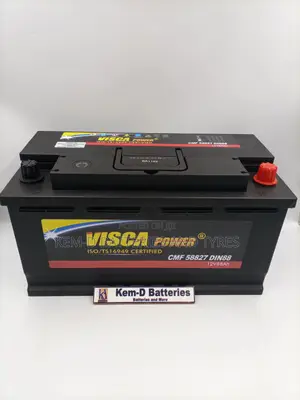 Long Type 17 Plates Visca Battery 12V 88ah 58827 Din88 Benz