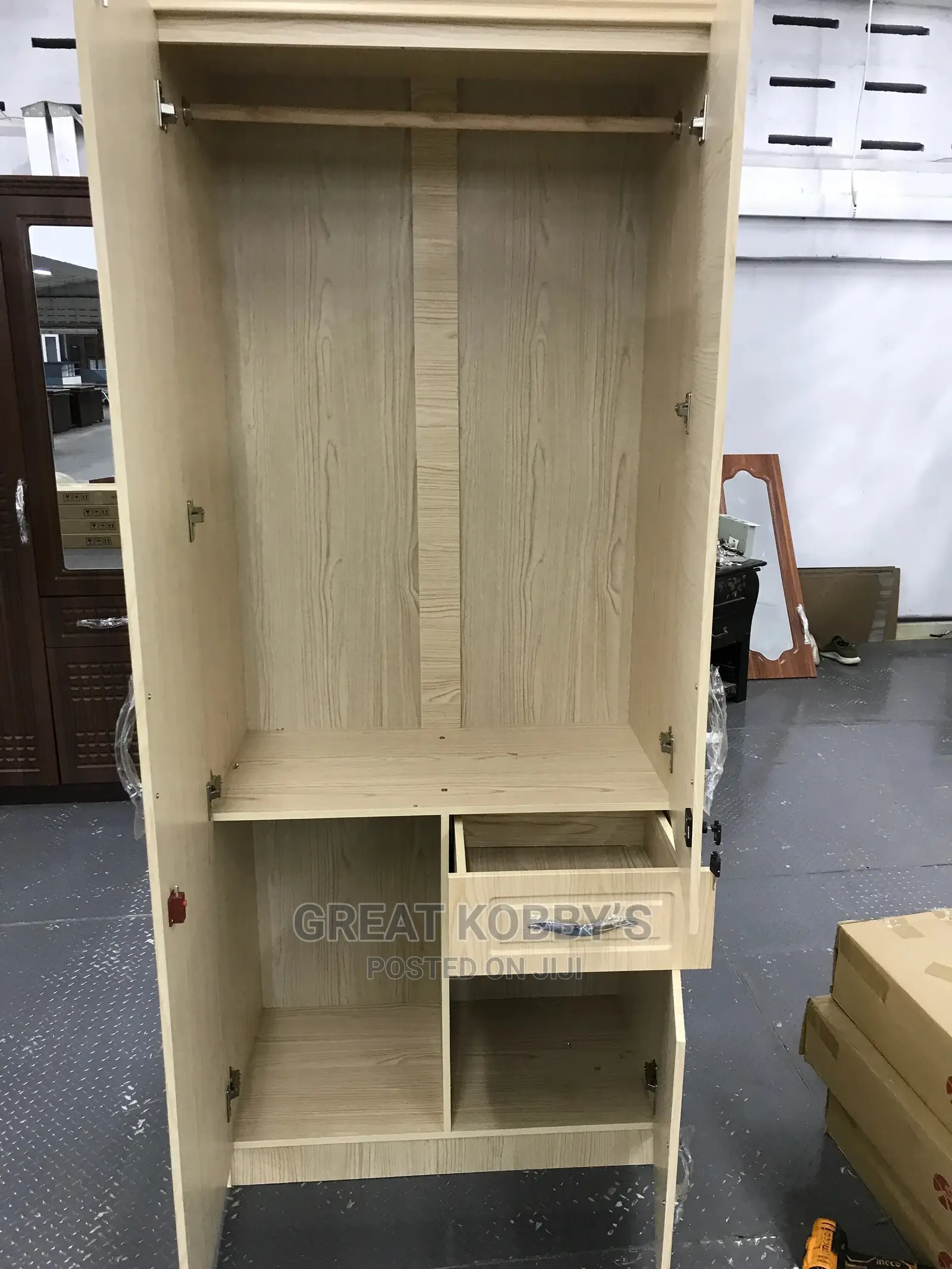 2 Doors Wardrobe