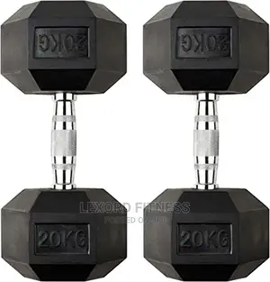 40kg Dumbbells Hex