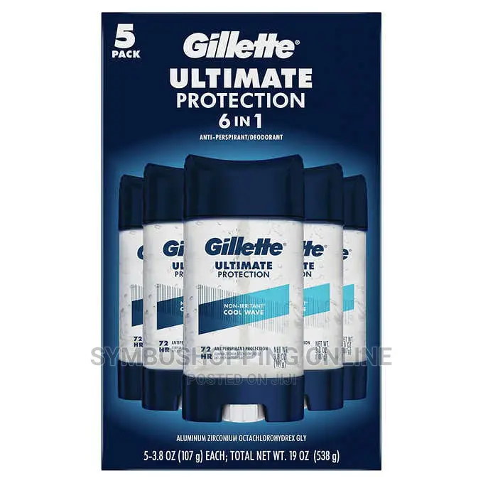 Gillette Ultimate Protection 6-in-1 Antiperspirant (85ghs Ea