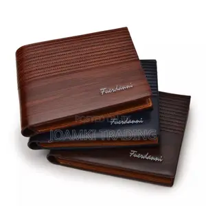 Men Leather Wallet Luxury Brand Short, Slim, High Quality