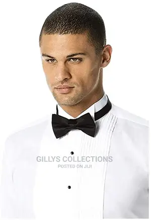 Men's Tuxedo Shirt and Bow Tie Dinner Wear