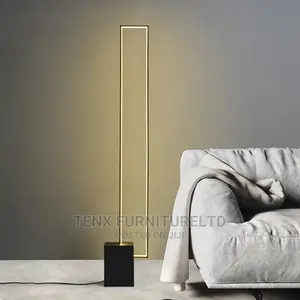 Floor Lamp Rectangular Standing Lamp With Block Base