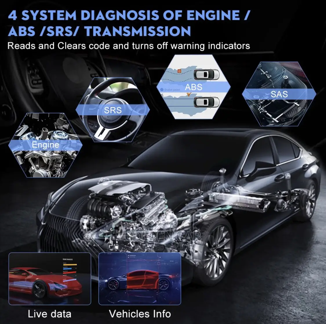 Vdiagtool VT100 OBD Car Diagnostic Scanner
