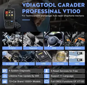 Vdiagtool VT100 OBD Car Diagnostic Scanner