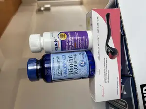Biotin + Derma Roller +Equate Minoxidil for Women