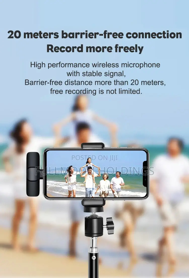 iPhone Microphone Double Wireless Lavalier 2 Person