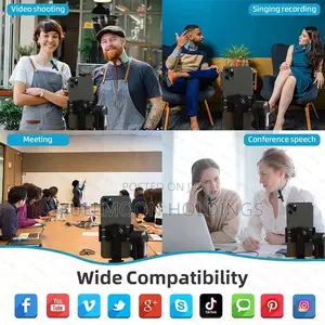 iPhone Microphone Double Wireless Lavalier 2 Person