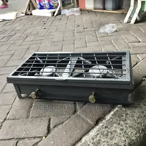 Domestic Local Double Gas Stove With Grill Cover for Sale