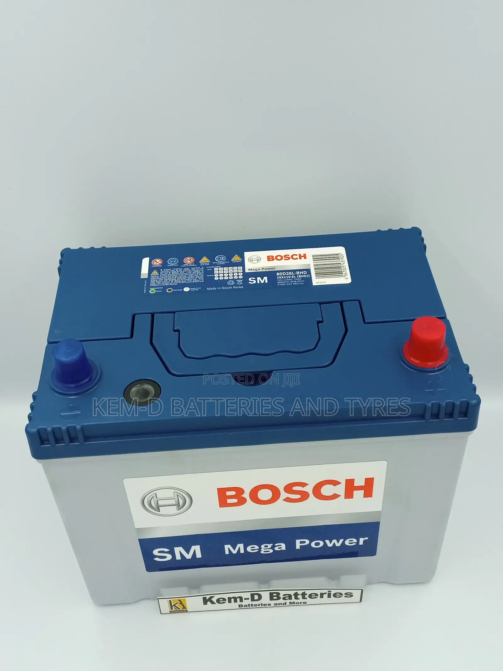 Bosch Car Battery 15 Plates Battery Free Delivery