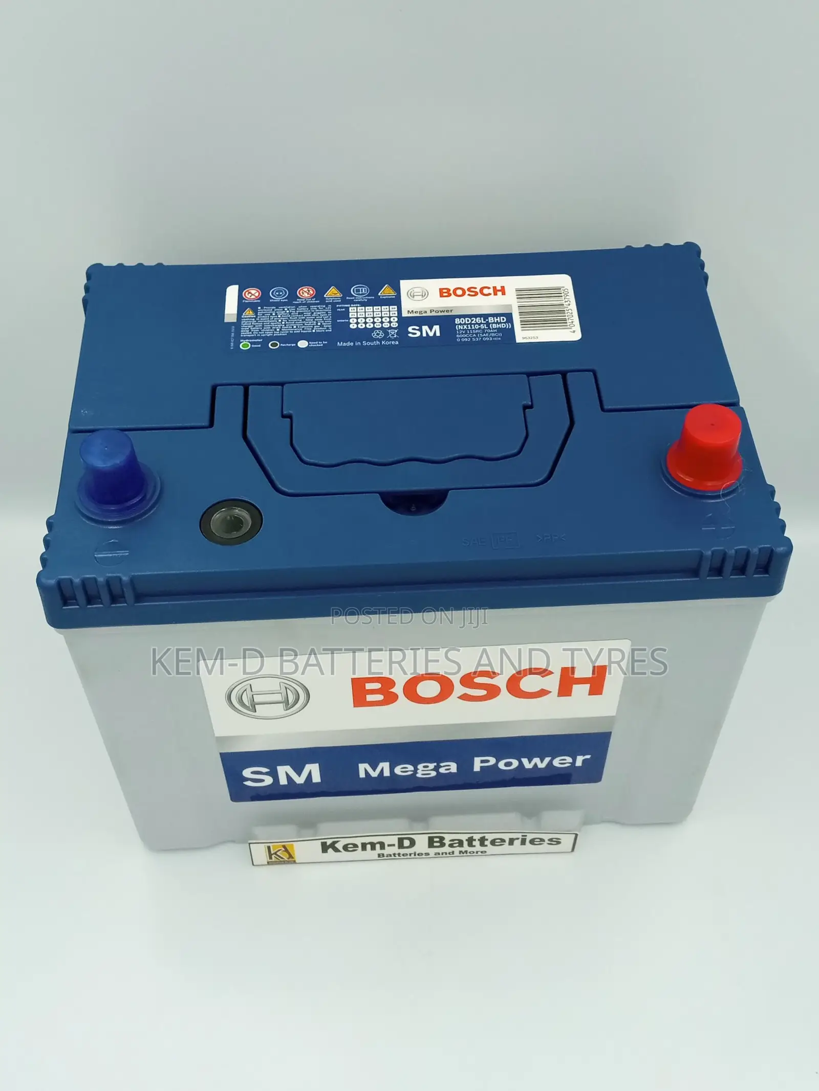 Bosch Car Battery 15 Plates Battery Free Delivery