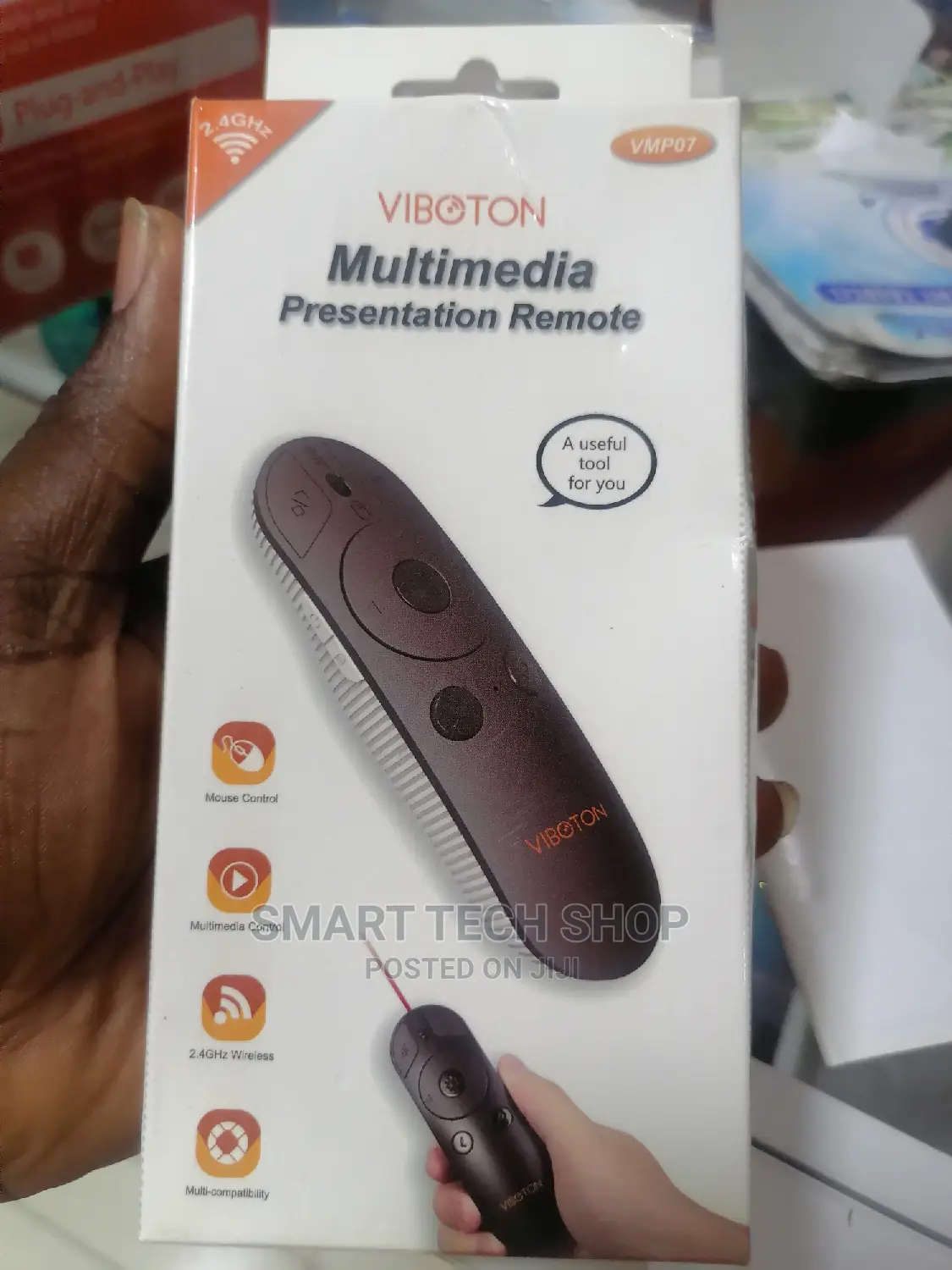 VIBOTON VMP07 2.4ghz Presentation Remote Powerpoint + Mouse