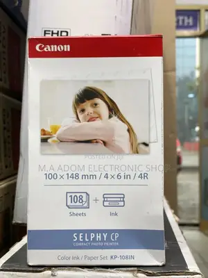 Canon Selphy Cp Compact Photo Printer Ink Paper