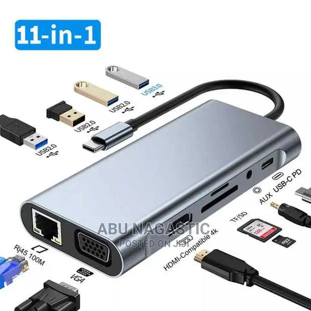 Brand New Type C 11in1 Multifunctional Adapter Hub