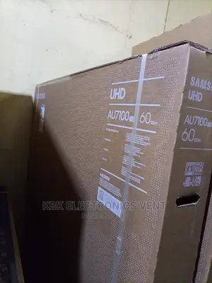 Samsung 60"(AU7100) Flameless Smart UHD Satellite