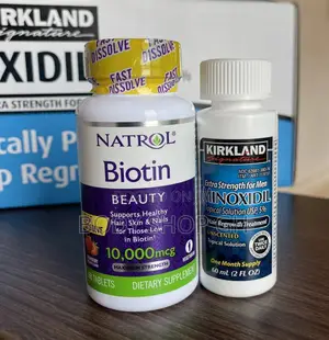 Beard Booster Combo Pack (Biotin +Kirkland Minoxidil)