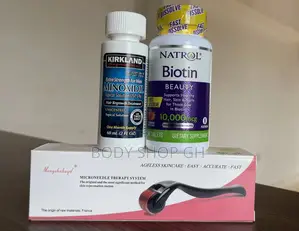 HAIRLOSS TREATMENT PACK(Minoxidil + Derma Roller +Biotin)