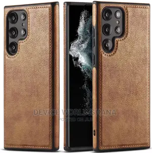 Leather Back Case for Samsung S26ultra S25ultra S24ultra S23u S23 S22