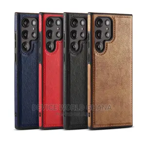 Leather Back Case for Samsung S26ultra S25ultra S24ultra S23u S23 S22