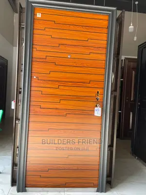 Entrance Steel Metallic Security Door With Door Bell+Locks