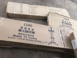 Trolley Floor Stand Holds Up to 55lbs Movable Monitor Holder