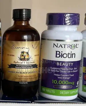 Jamaican Black Castor Oil +Biotin (Hair Growth Combo)