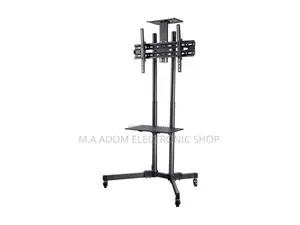Anti Rust Tv Stand With Wheels 32”-70”