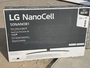 New 2021 Lg 50” Nano81 4K Quad Core Led Tv