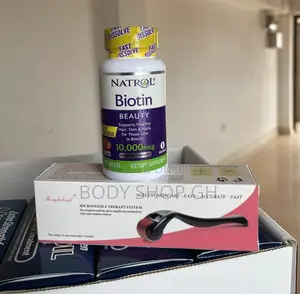 Derma Roller + Natrol Biotin Combo (Hairlines Hairloss)