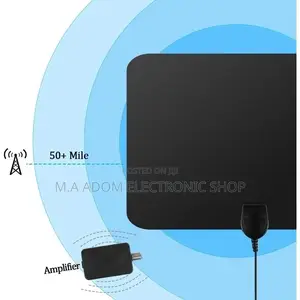 Ultra Slim Design Indoor Antenna With a Booster