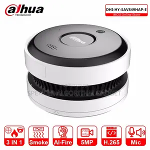 DAHUA 5MP IR Ai-Fire Smoke Sensing Network IP Camera Flame
