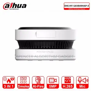 DAHUA 5MP IR Ai-Fire Smoke Sensing Network IP Camera Flame