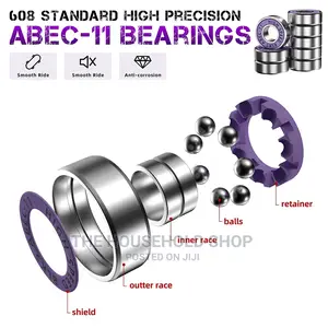 8pcs ABEC 11 Skateboard Bearings