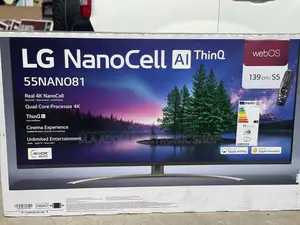 New 2021 Lg 55”Nanocell81 UHD 4K Thinq Al Led Tv