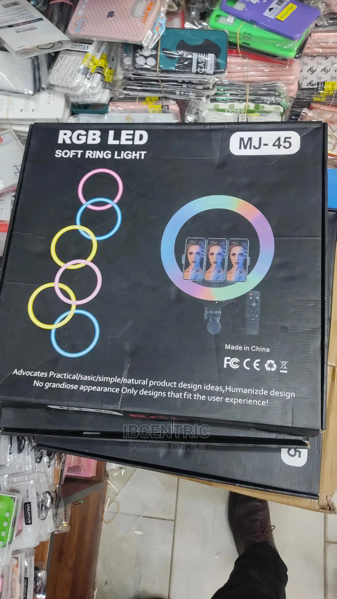 18 Inch RGB Ring Light With Remote