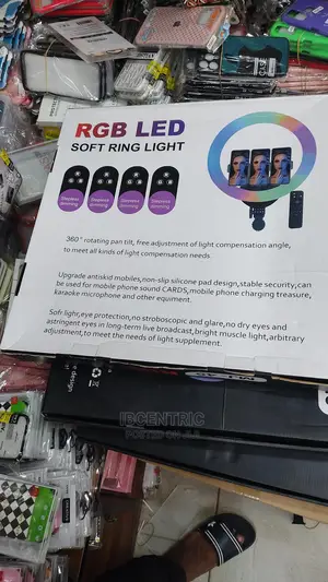 18 Inch RGB Ring Light With Remote