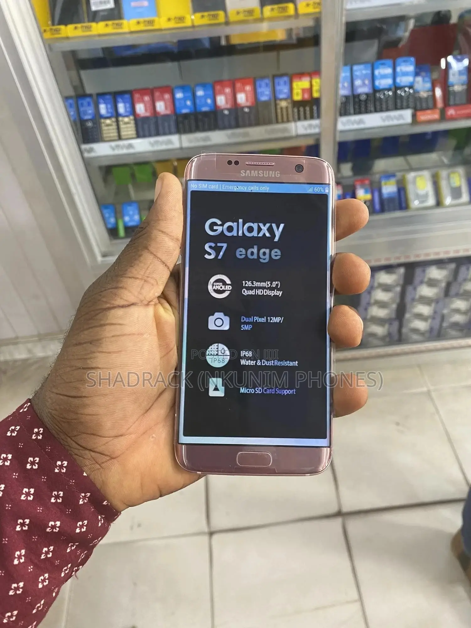 New Samsung Galaxy S7 edge 32 GB Rose Gold