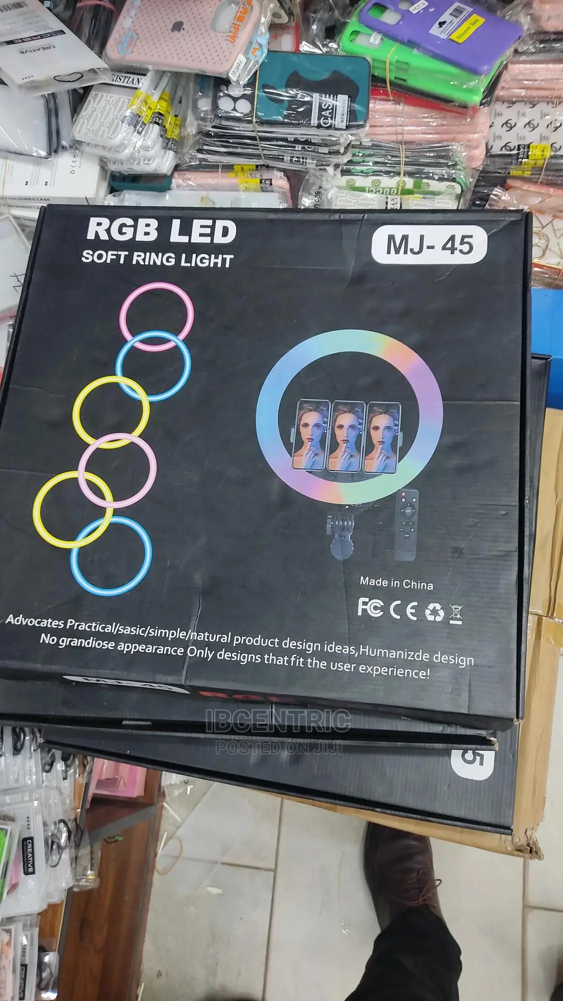 18 Inch RGB Ring Light With Remote