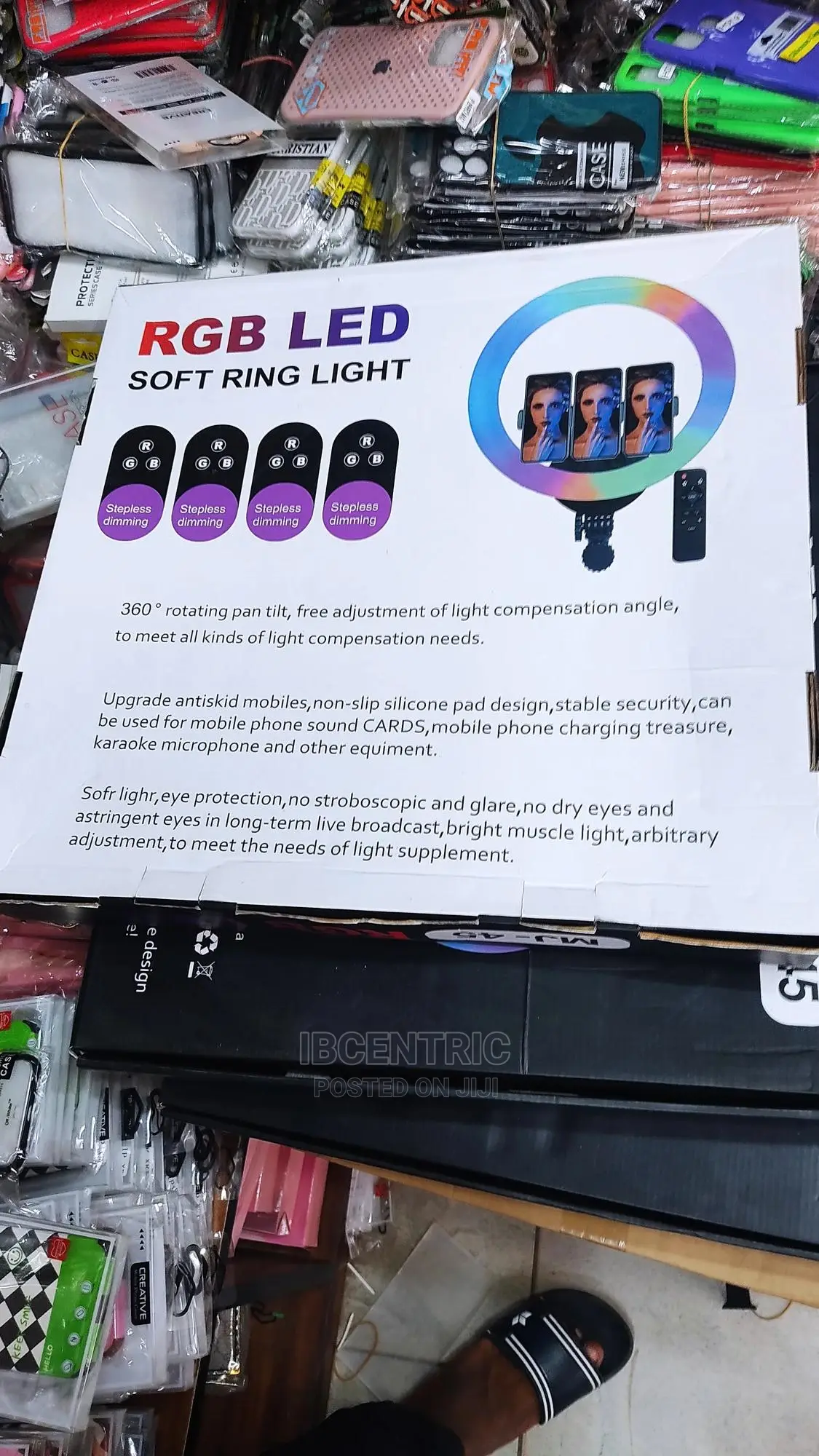 18 Inch RGB Ring Light With Remote